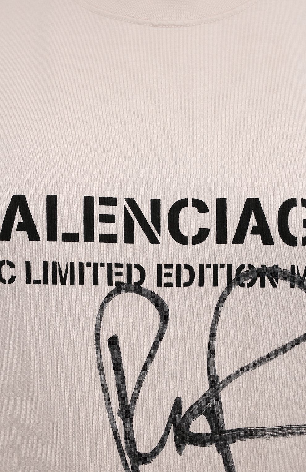Хлопковая футболка BALENCIAGA, арт. 670943/TLV57, фото 5