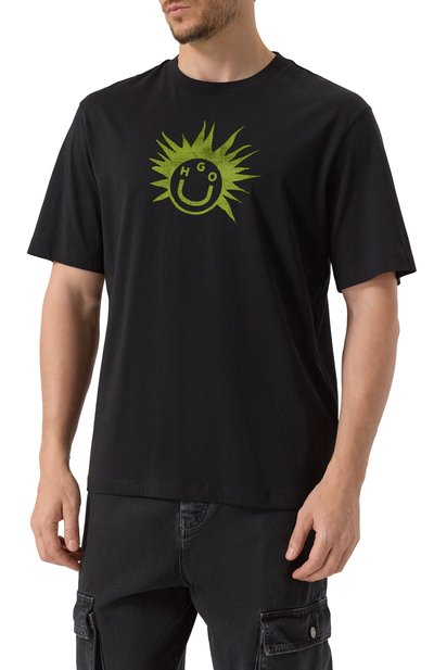 Хлопковая футболка HUGO BLUE, арт. 50543485, фото 3