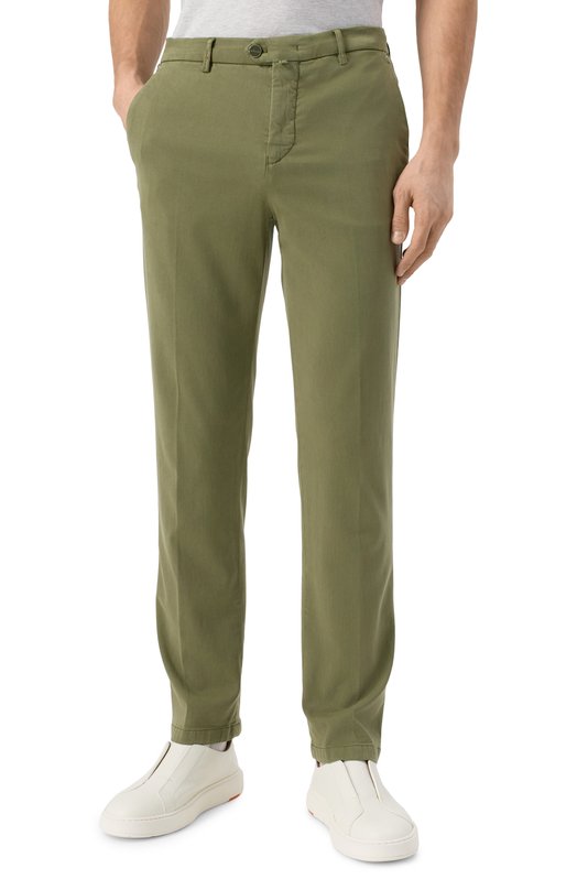 Брюки Kiton UFPPEK0606F08 Хаки  UFPPEK0606F08 Фото 3