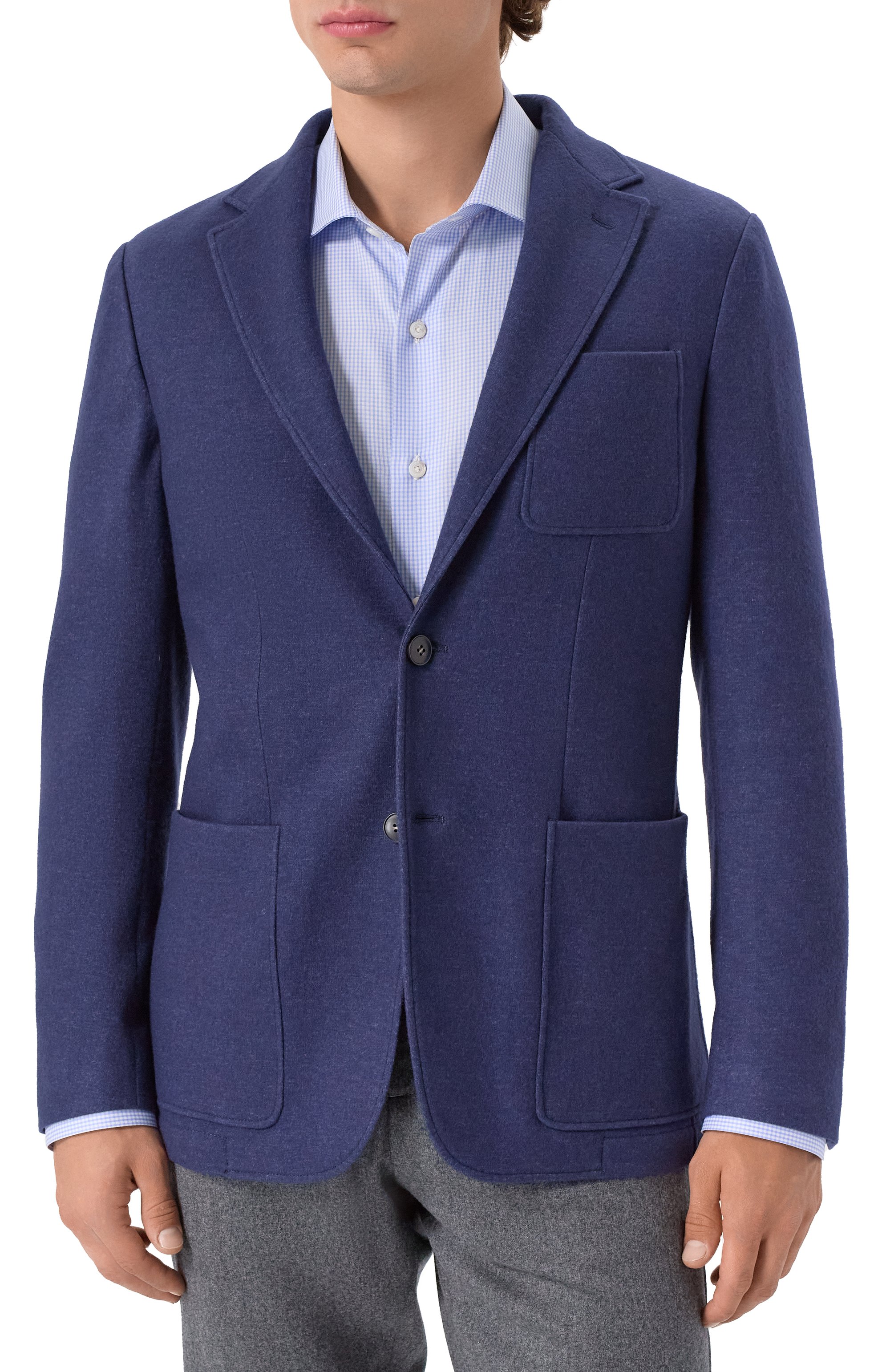 Шерстяной пиджак CANALI, арт. J0147/JJ02854, фото 4