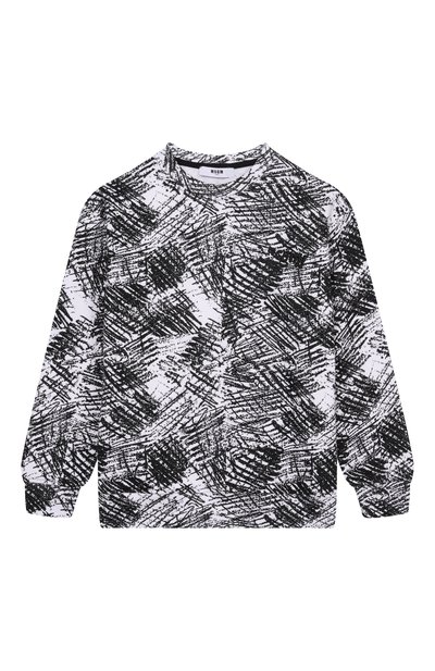 Хлопковый свитшот MSGM KIDS, арт. S6MSJUSW143