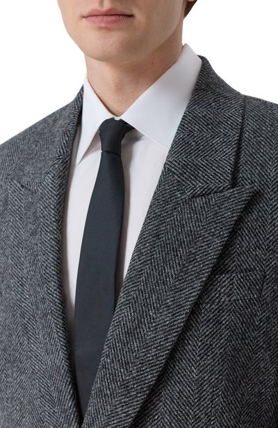 Шерстяной пиджак SAINT LAURENT темно-серого цвета по цене 446500 руб., арт. 837196/Y3D06, фото 5 Шерстяной пиджак SAINT LAURENT, арт. 837196/Y3D06, фото 5