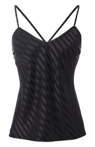 Шелковый топ на бретельках MORGAN LANE, арт. 18N264MS N0IR, фото 1