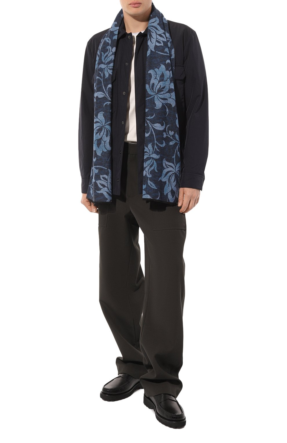 Шелковый шарф KITON, арт. USCIACXC1046, фото 2