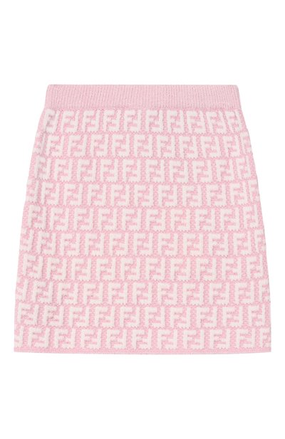 Юбка из хлопка и вискозы FENDI, арт. JFG240/AVW7_001, фото 2