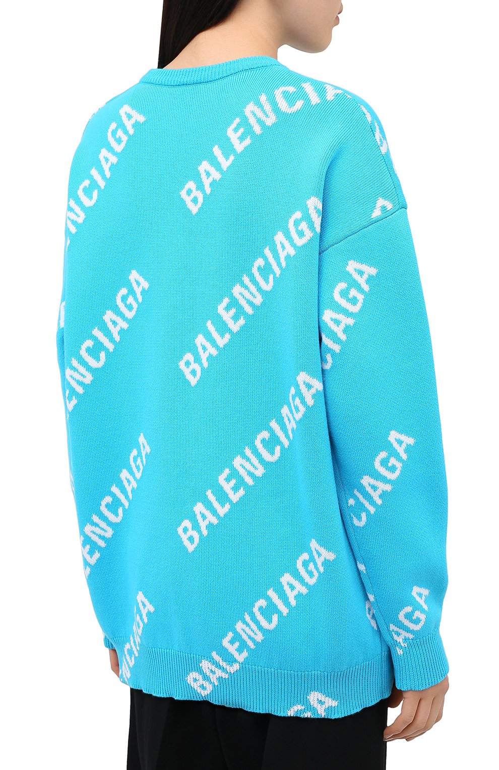 Свитер из хлопка и шерсти BALENCIAGA, арт. 625329/T3178, фото 4
