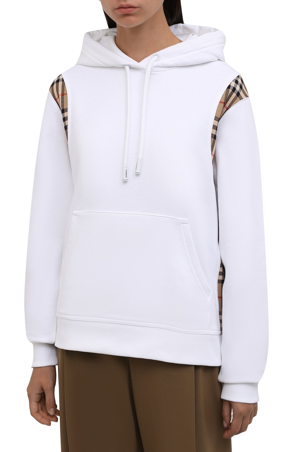 Хлопковое худи BURBERRY, арт. 8032129, фото 3