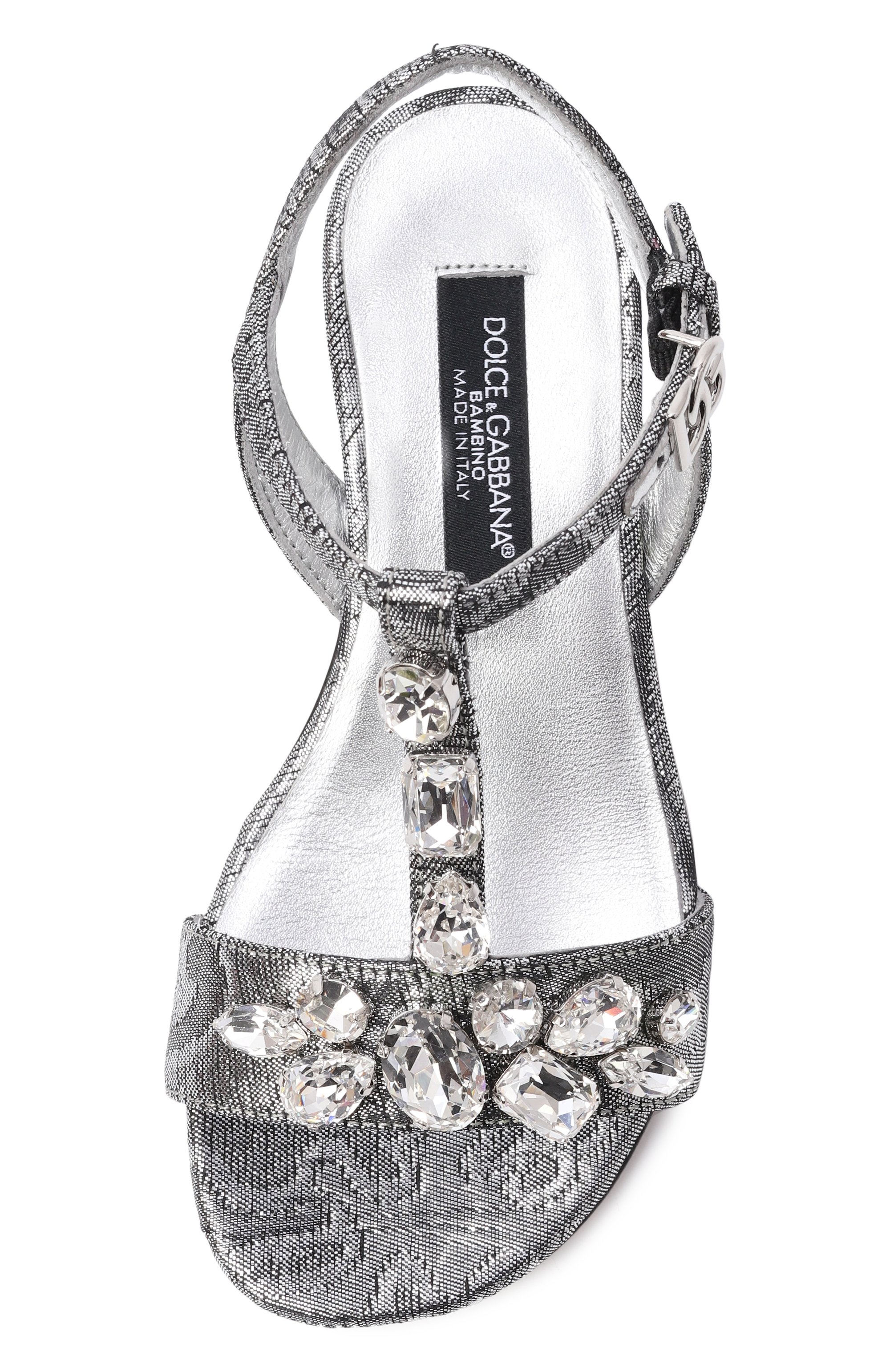 Текстильные босоножки DOLCE & GABBANA, арт. D11370/AS203, фото 4