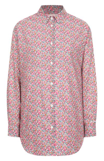 Женская хлопковая рубашка MC2 SAINT BARTH, арт. STBW BRIGITTE/00371H