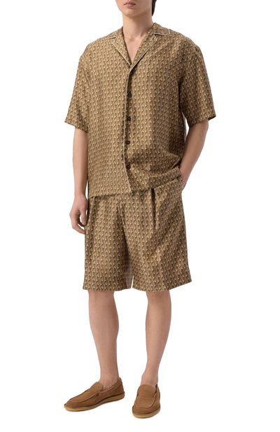 Мужские шелковые шорты MVST, арт. M26.2PM.T021/F128 TWILL PRINT