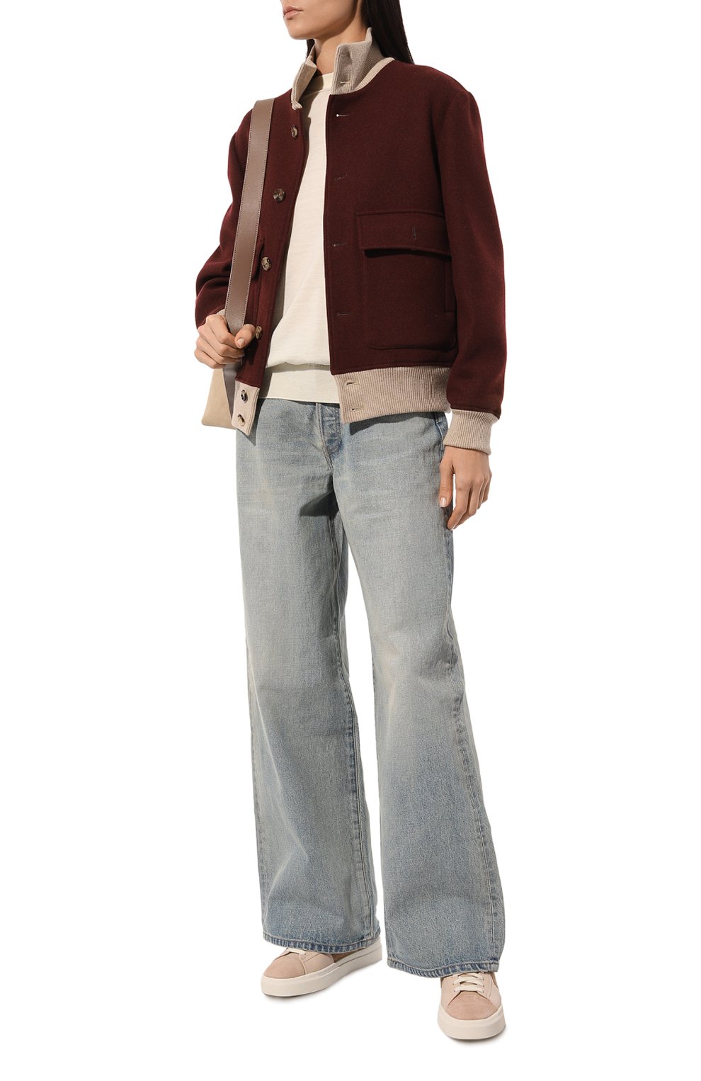 Кожаные кеды SANTONI, арт. WBGT61093PNNPSQ5, фото 2