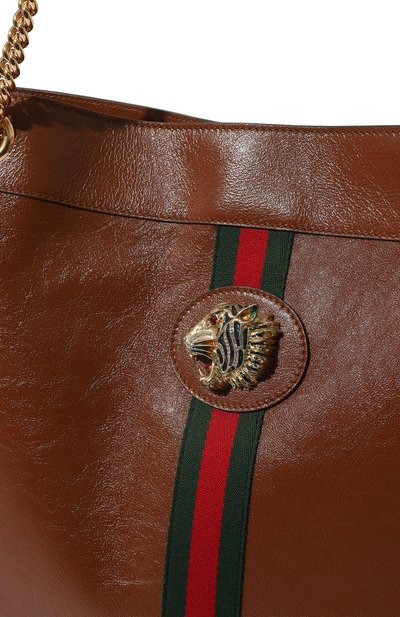 Сумка-тоут rajah large GUCCI коричневого цвета по цене 345600 руб., арт. 537219 0OLHX, фото 3 Сумка-тоут rajah large GUCCI, арт. 537219 0OLHX, фото 3