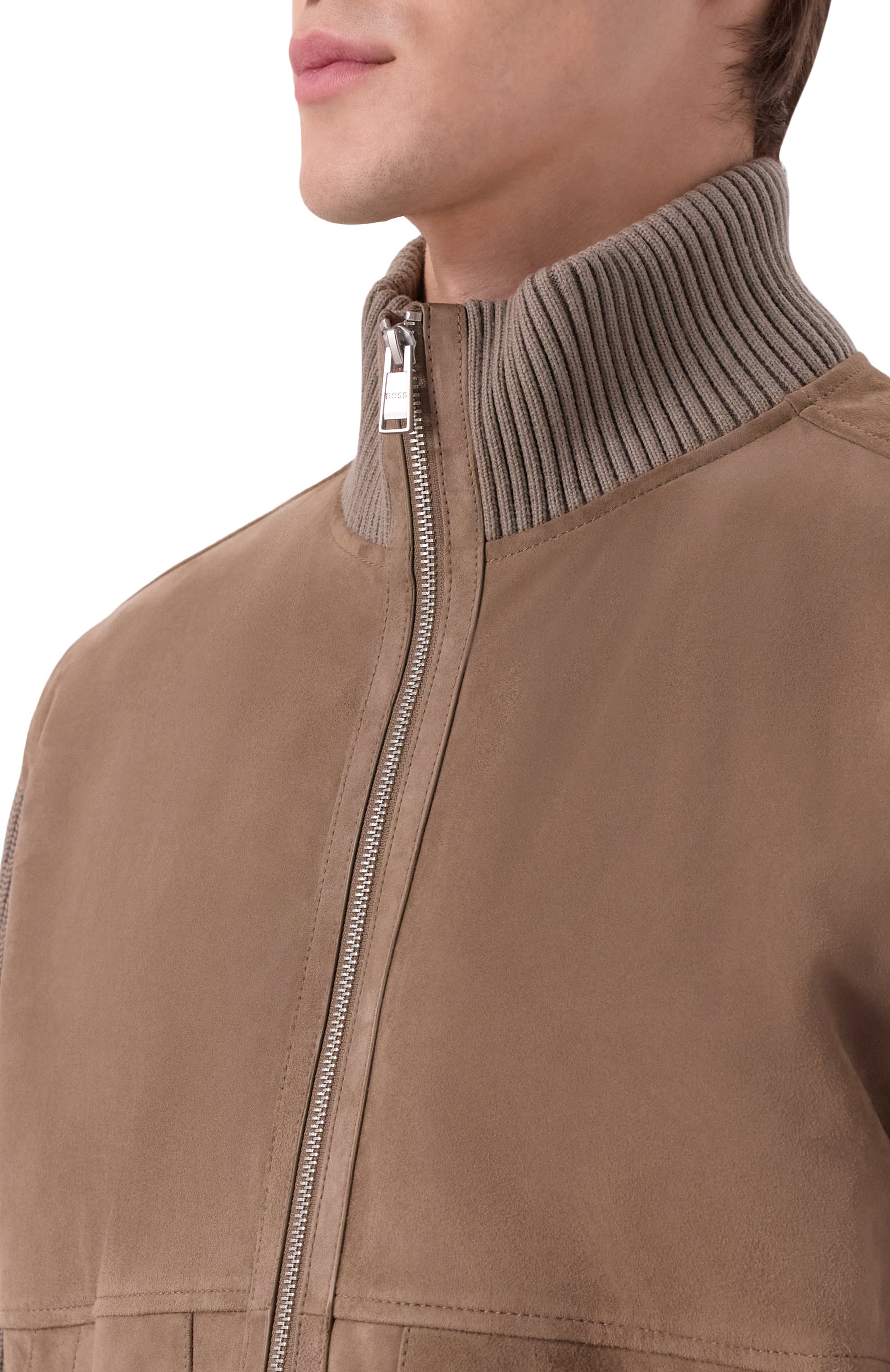 Комбинированный бомбер BOSS, арт. 50547673, фото 5