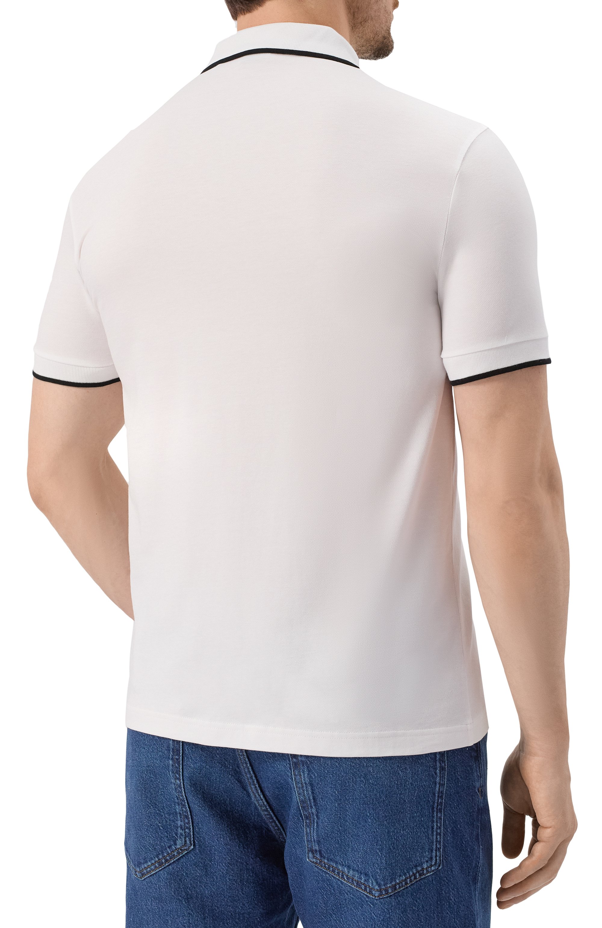 Хлопковое поло BOSS ORANGE, арт. 50507699, фото 4