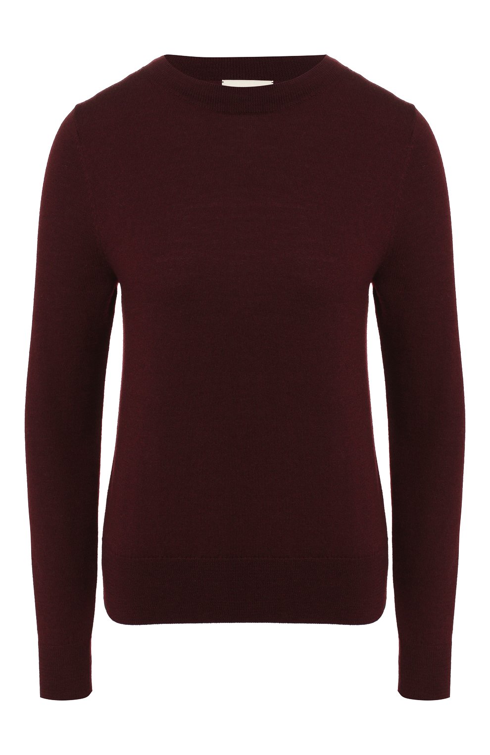 Шерстяной пуловер DRIES VAN NOTEN бордового цвета по цене 28500 руб., арт. 192-11271-8702, фото 1 Шерстяной пуловер DRIES VAN NOTEN, арт. 192-11271-8702, фото 1
