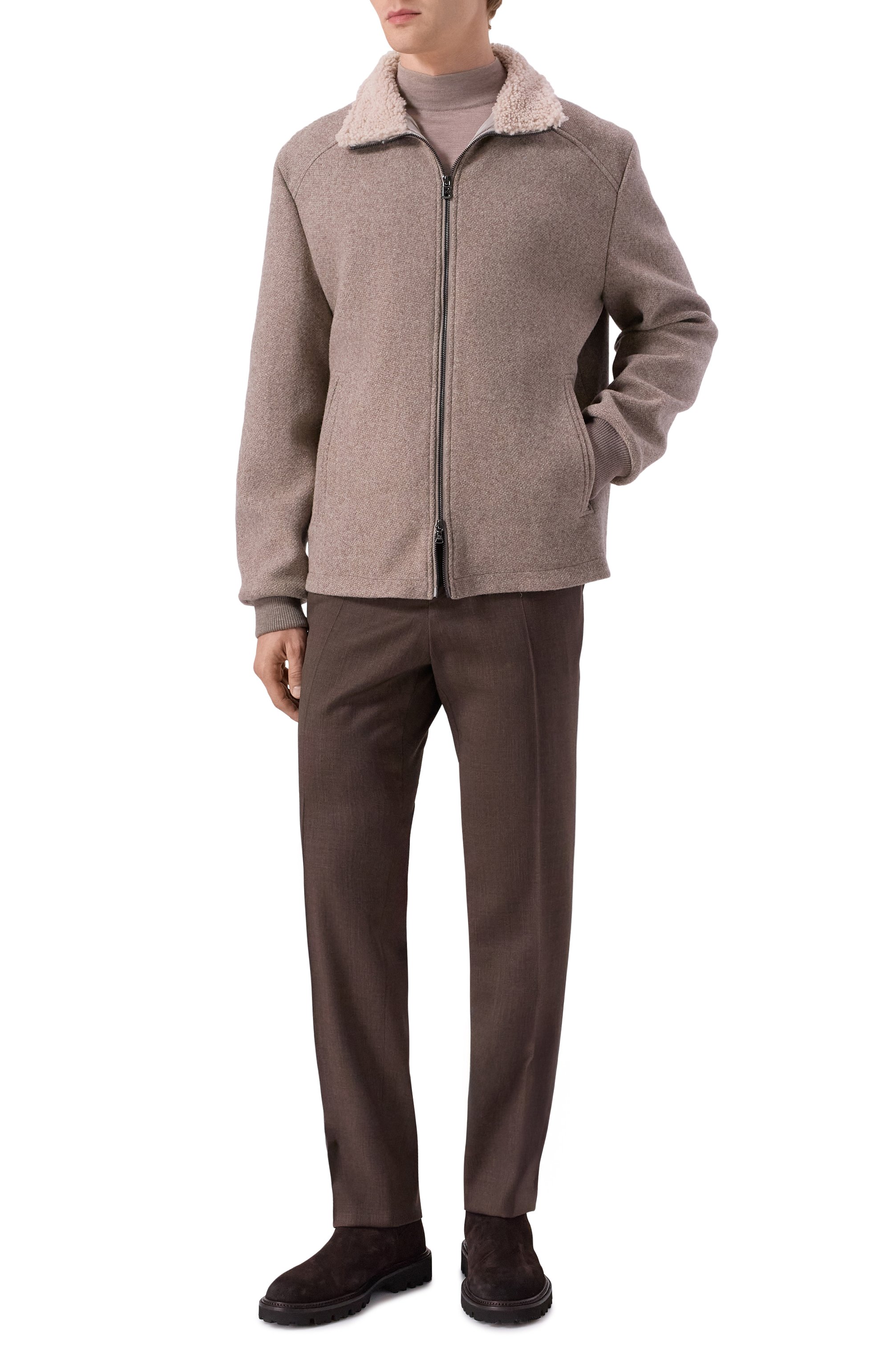 Шерстяные брюки BOSS, арт. 50551965, фото 2