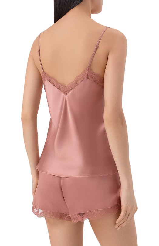 Шелковый топ SimonePerele 1F8902 Розовый  1F8902 Фото 4