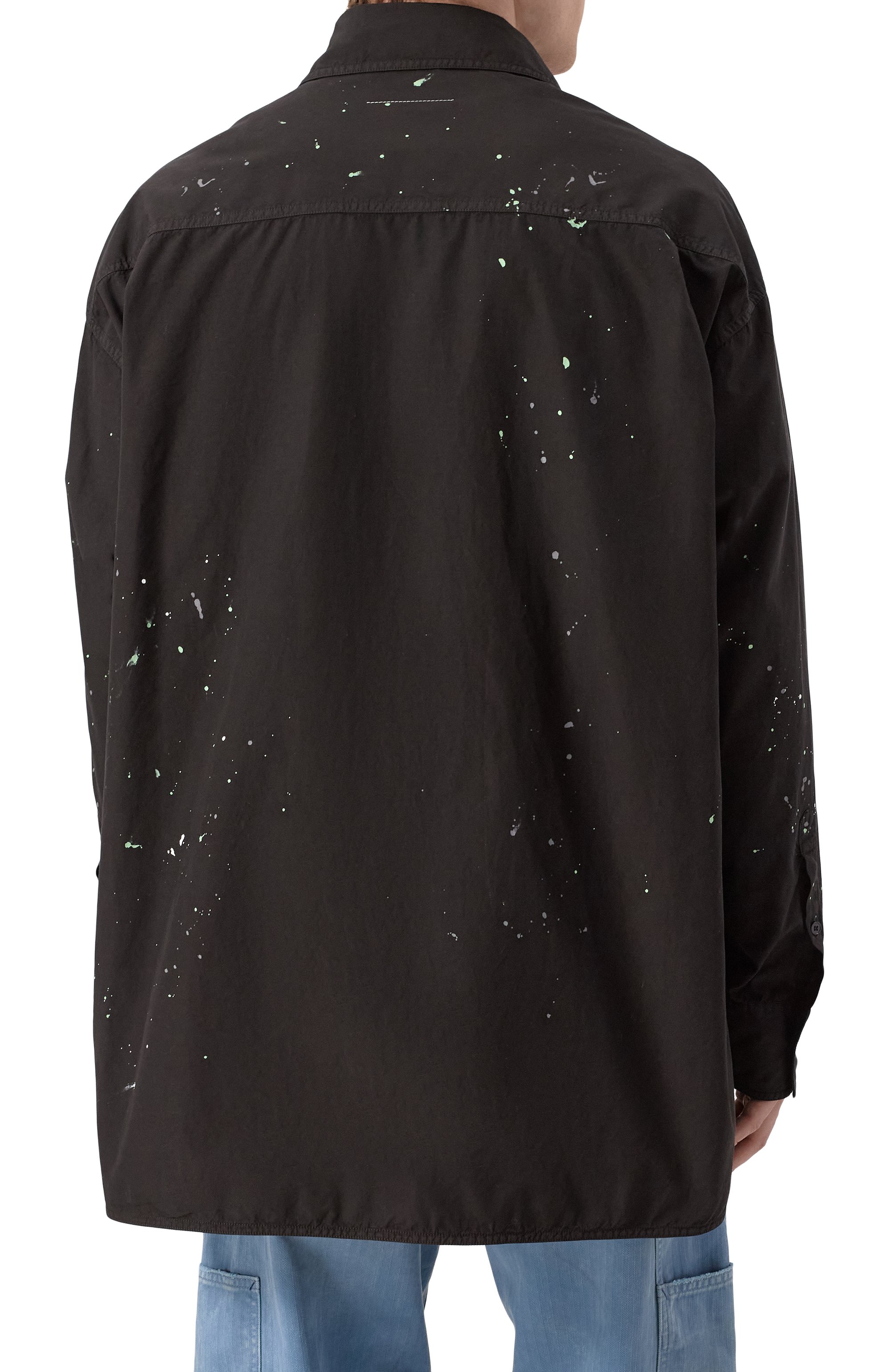 Хлопковая рубашка MM6, арт. SH2DT0022/M35458, фото 4