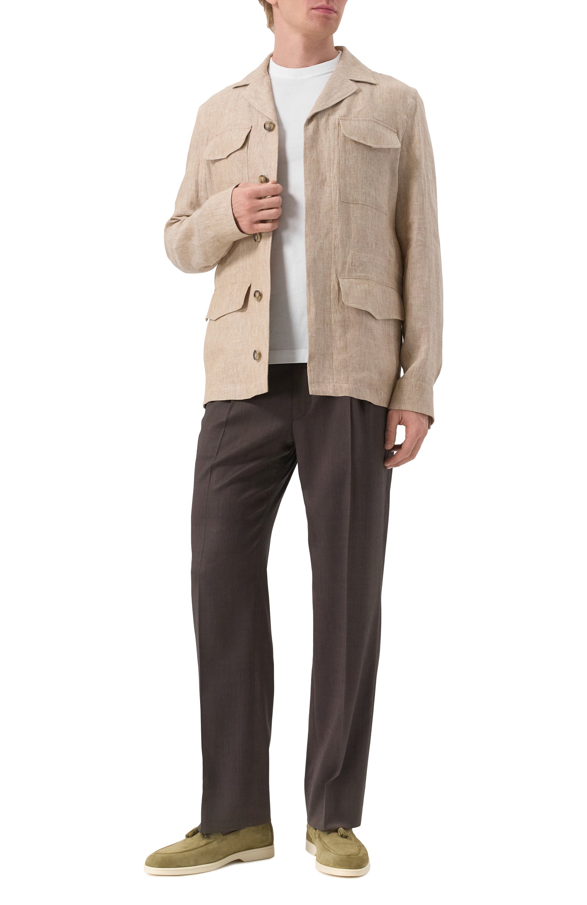 Замшевые лоферы DOUCAL'S, арт. DU3415NWMAUY009G, фото 2