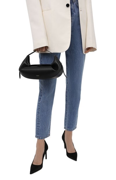 Сумка fortune cookie YUZEFI черного цвета по цене 49600 руб., арт. YUZIC0-HB-FC-00, фото 2 Сумка fortune cookie YUZEFI, арт. YUZIC0-HB-FC-00, фото 2