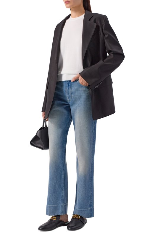 Кожаные сабо Surge Sergio Rossi B11310/MMVN13 Чёрный  B11310/MMVN13 Фото 3