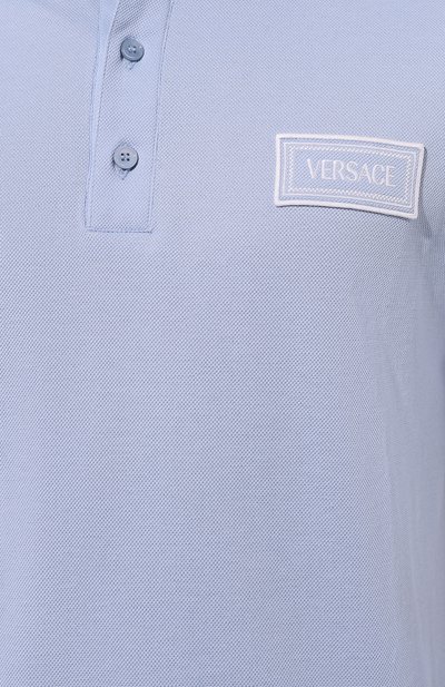 Хлопковое поло VERSACE, арт. 1013906/1A11304, фото 5
