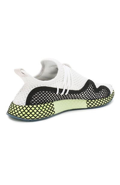 Текстильные кроссовки deerupt ADIDAS ORIGINALS белого цвета по цене 7930 руб., арт. EE5660, фото 4 Текстильные кроссовки deerupt ADIDAS ORIGINALS, арт. EE5660, фото 4