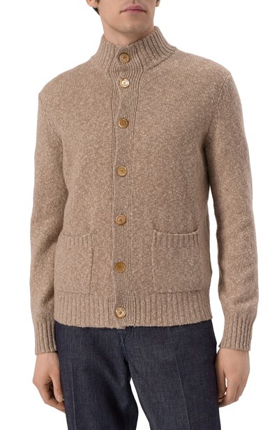 Кардиган из шерсти и кашемира BRUNELLO CUCINELLI, арт. M26504706, фото 3