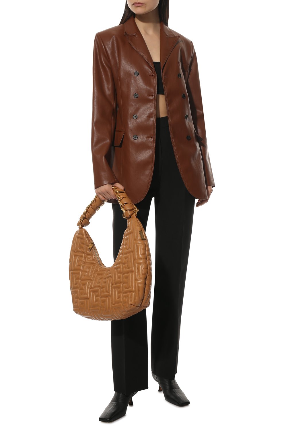 Сумка hobo BALMAIN, арт. XN1DE701/LNPQ, фото 3