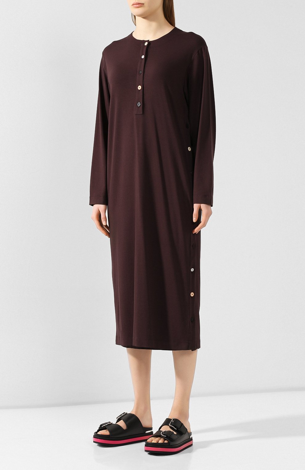 Костюм с юбкой RUBAN коричневого цвета по цене 45080 руб., арт. RРS20 - 78.2.64.16, фото 2 Костюм с юбкой RUBAN, арт. RРS20 - 78.2.64.16, фото 2