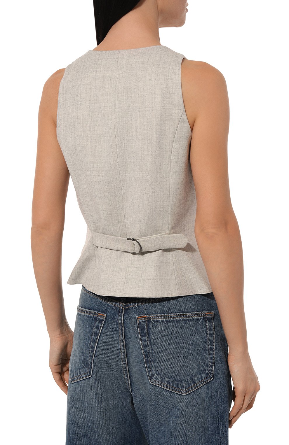 Жилет из шерсти и кашемира FREEAGE, арт. WW25.VS014.3080.109, фото 4