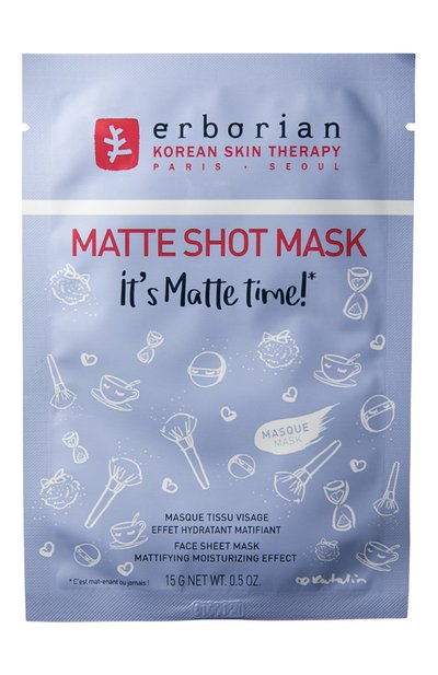 Тканевая маска для лица matte shot mask ERBORIAN, арт. 784244, фото 1