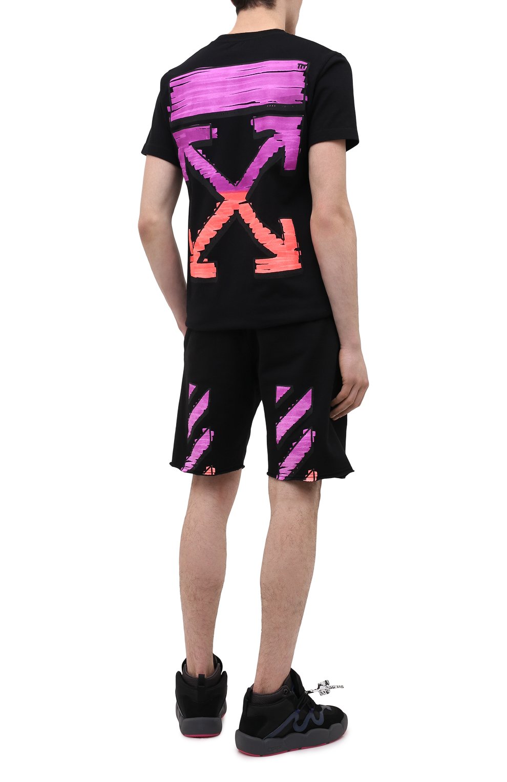 Хлопковая футболка OFF-WHITE, арт. 0MAA027R21JER003, фото 2