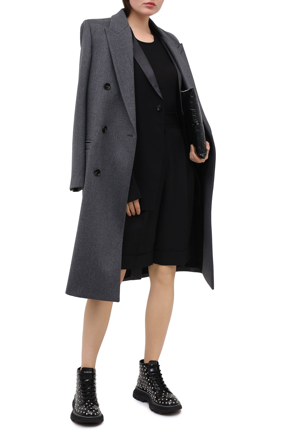 Кожаные ботинки ALEXANDER MCQUEEN, арт. 595470/WHQSG, фото 2