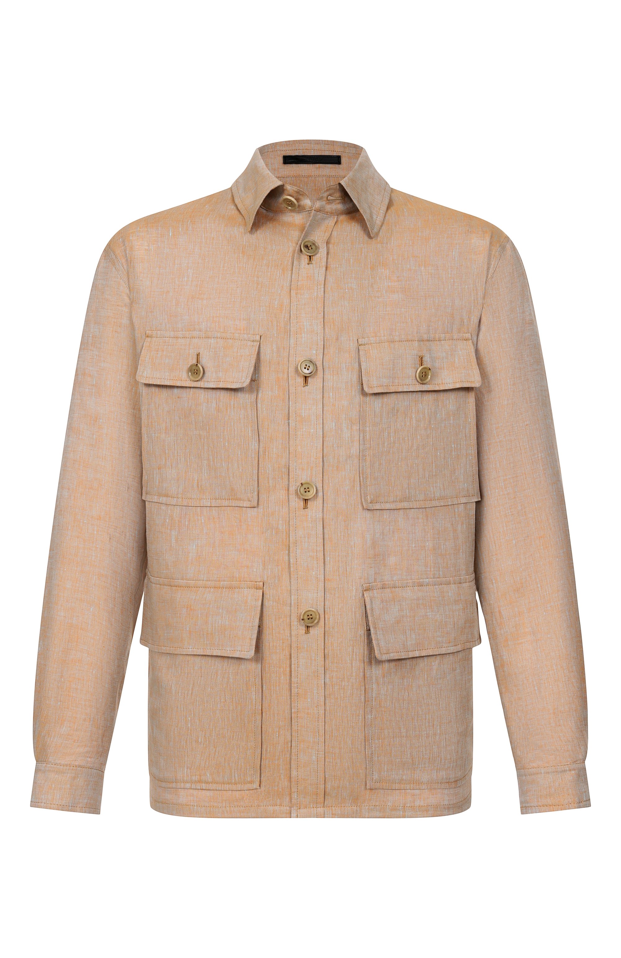 Льняная куртка-рубашка GIORGIO ARMANI, арт. GM004078/TE23125, фото 1