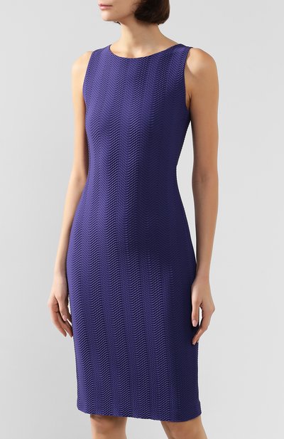 Платье GIORGIO ARMANI синего цвета по цене 76350 руб., арт. 6GAA75/AJWPZ, фото 3 Платье GIORGIO ARMANI, арт. 6GAA75/AJWPZ, фото 3