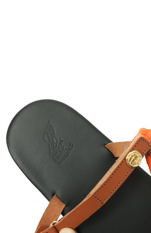 Текстильные сандалии Zoe Ancient Greek Sandals Z0I Коричневый  Z0I Фото 7