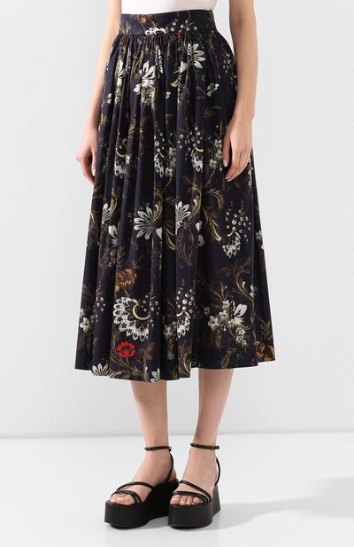 Хлопковая юбка DRIES VAN NOTEN, арт. 201-10889-9403, фото 3