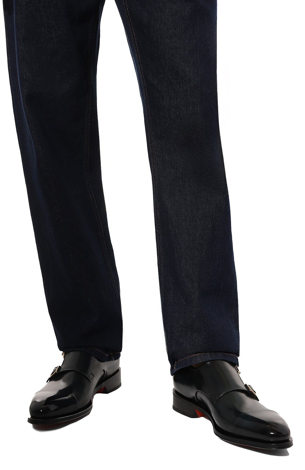 Кожаные монки carter SANTONI, арт. MCCG17736MC8HSC1, фото 3