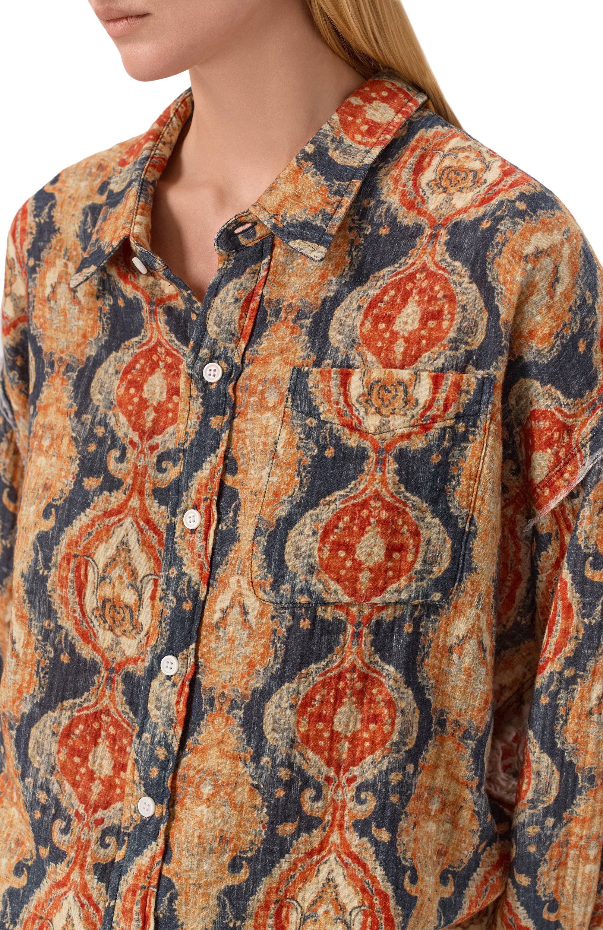 Хлопковая рубашка R13, арт. R13WR075-R662B, фото 5