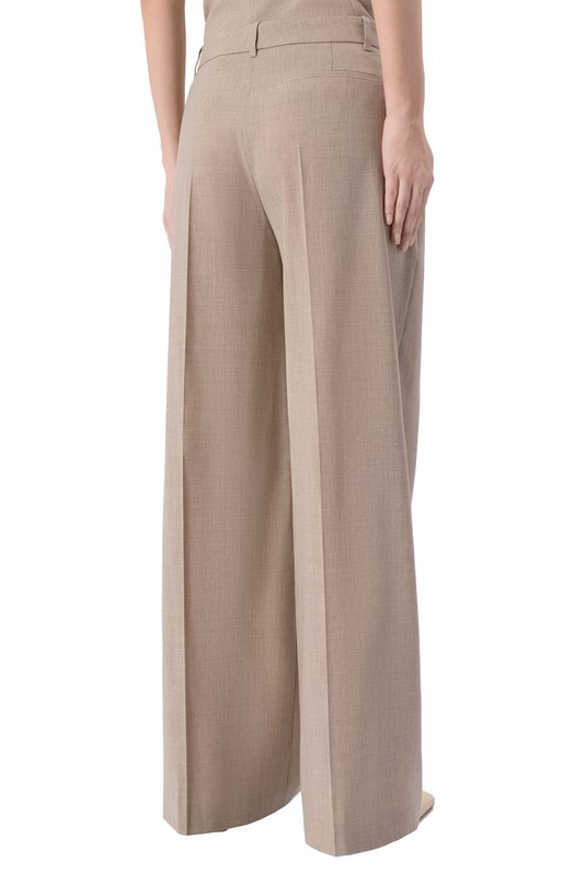 Шерстяные брюки BOSS 50554965 Бежевый  50554965 Фото 4