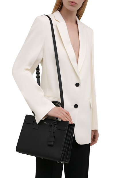 Сумка sac de jour baby SAINT LAURENT черного цвета по цене 299500 руб., арт. 421863/B681N, фото 5 Сумка sac de jour baby SAINT LAURENT, арт. 421863/B681N, фото 5