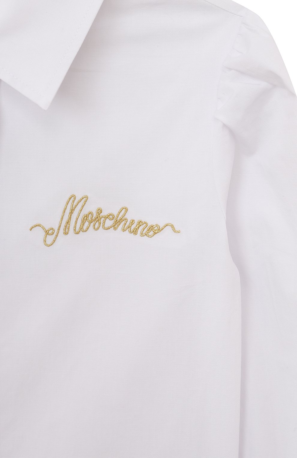 Хлопковая блузка MOSCHINO, арт. HDC01M/N0Z73/4A-8A, фото 3