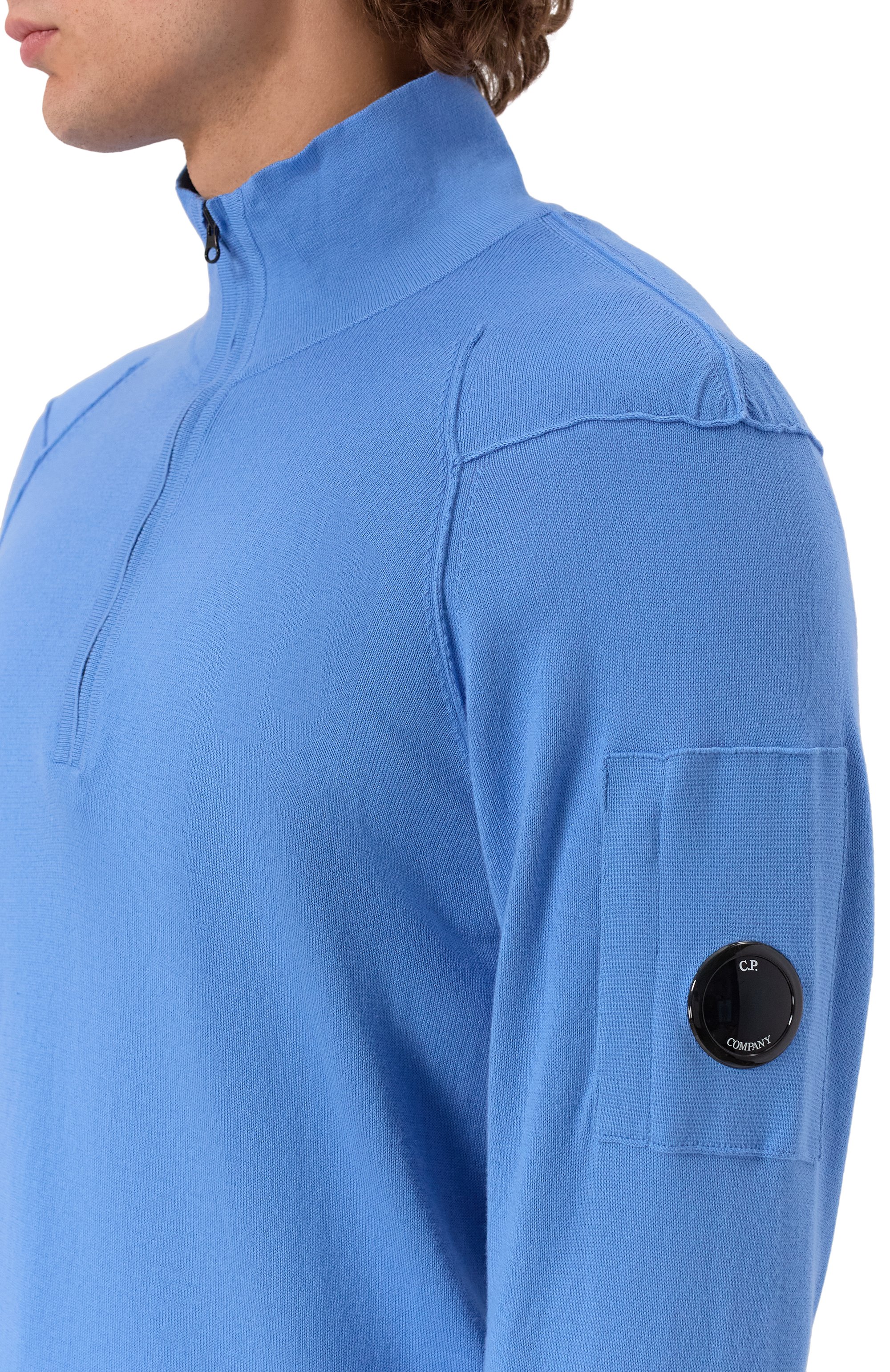 Хлопковый джемпер C.P. COMPANY, арт. 18CMKN083A004037A, фото 5