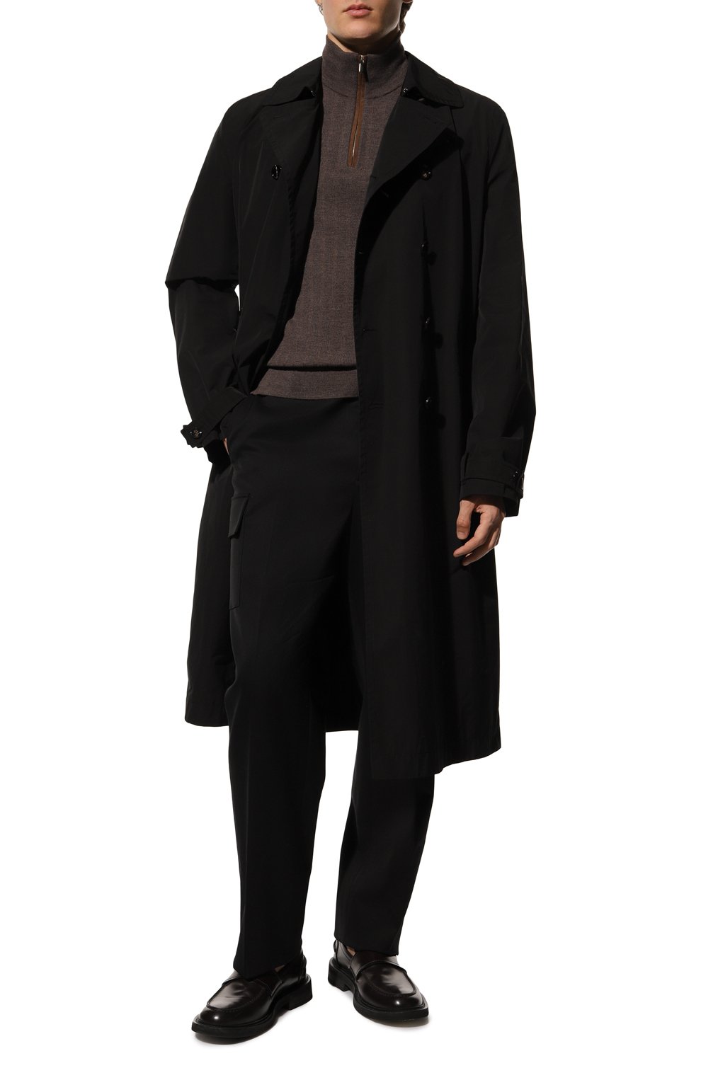 Шерстяной джемпер IL BORGO CASHMERE коричневого цвета по цене 99400 руб., арт. 58-111M0DG0, фото 2 Шерстяной джемпер IL BORGO CASHMERE, арт. 58-111M0DG0, фото 2