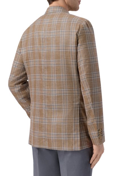 Пиджак из шерсти и шелка ANDREA CAMPAGNA, арт. SALINA/T26125, фото 4