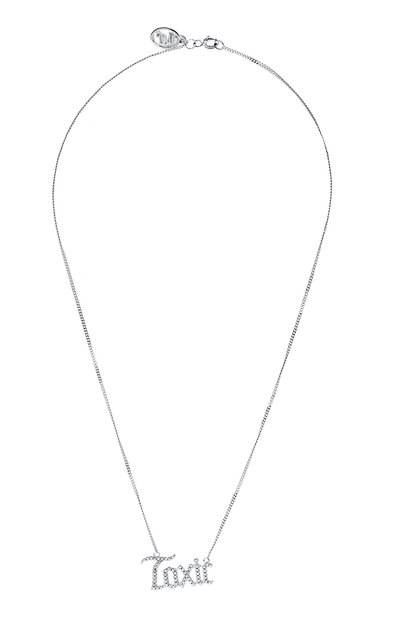 Колье toxic с надписью из фианитов LEVASHOVAELAGINA, арт. toxic/n, фото 1