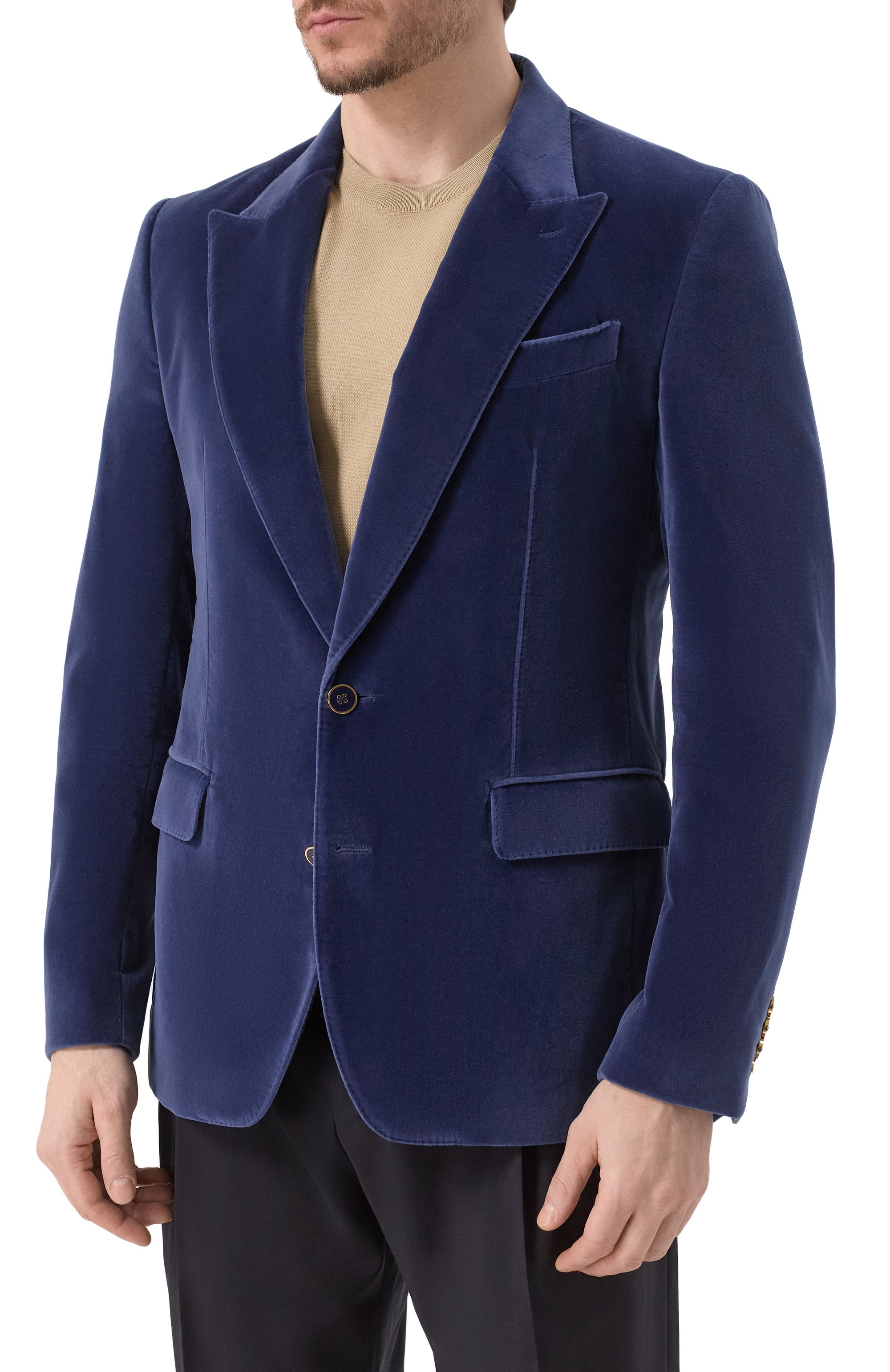 Бархатный пиджак DOLCE & GABBANA, арт. G2TV4T/FUVG7, фото 5