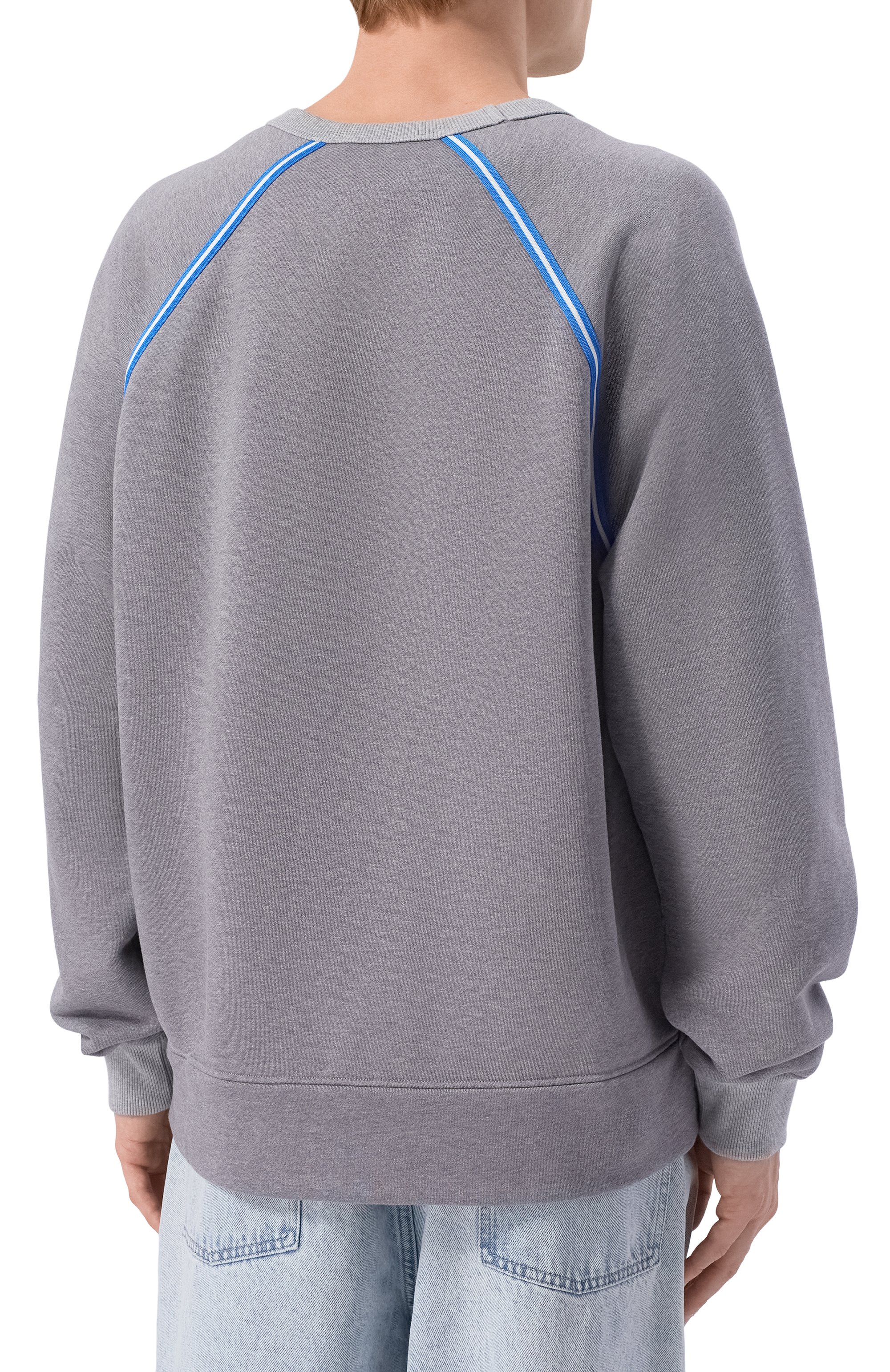 Хлопковый свитшот DOLCE & GABBANA серого цвета по цене 89950 руб., арт. G9BZMT/HU7ME, фото 4 Хлопковый свитшот DOLCE & GABBANA, арт. G9BZMT/HU7ME, фото 4