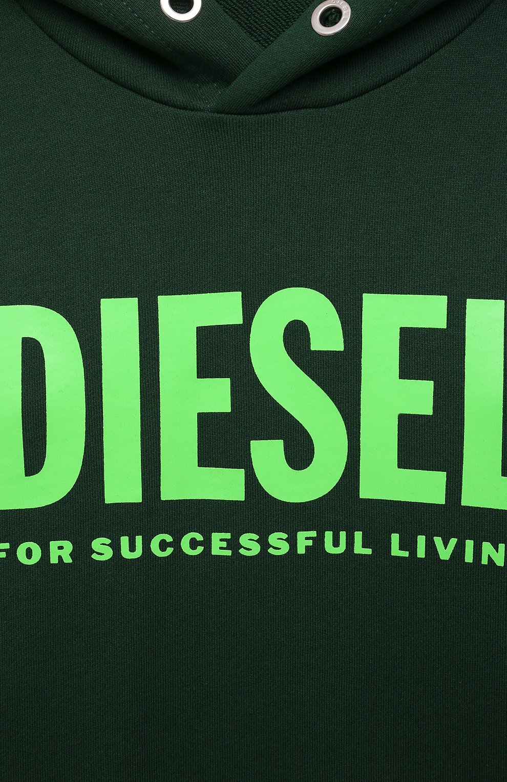 Хлопковое худи DIESEL, арт. J00094-0IAJH, фото 3